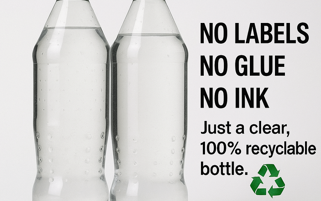 Sprite Tests Label-Free Bottles to Boost Recycling and Cut Waste